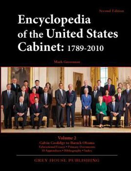 Hardcover Encyclopedia of the United States Cabinet, Second Edition Book