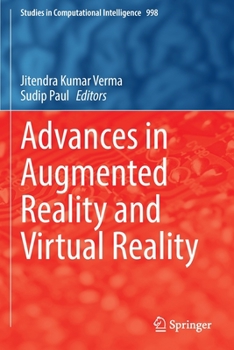 Paperback Advances in Augmented Reality and Virtual Reality Book