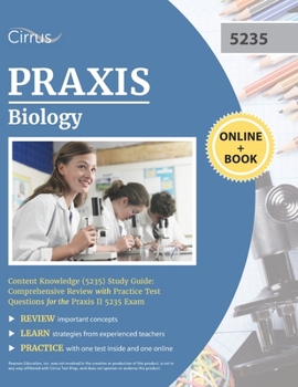 Paperback Praxis Biology Content Knowledge (5235) Study Guide Book