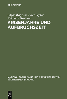 Hardcover Krisenjahre und Aufbruchszeit [German] Book