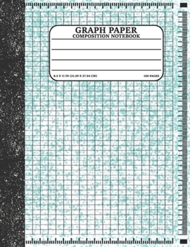 Graph Paper Composition Notebook: Math and Science Lover Graph Paper Cover Watercolor (Quad Ruled 4 squares per inch, 100 pages) Birthday Gifts For Math Lover Teacher,Student Notebook