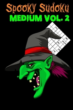 Paperback Spooky Sudoku: Medium Volume 2 Book