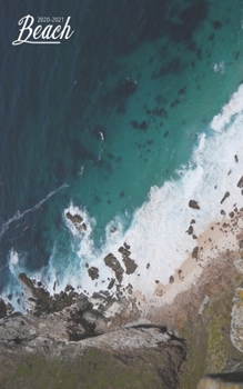 Paperback 2020-2021 Beach: Two Year Planner with 24 Months Calendar and Unlined Notes - 64 Pages Book