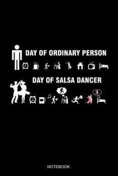 Day Of Salsa Dancer Notebook: Liniertes Notizbuch - Salsa Tanzen Latin Salsero T�nzer Geschenk
