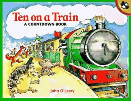 Paperback Ten on a Train: A Countdown Book