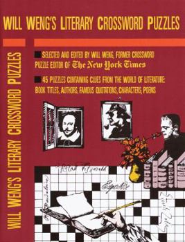 Paperback Will Weng's Literary Crosswords Book
