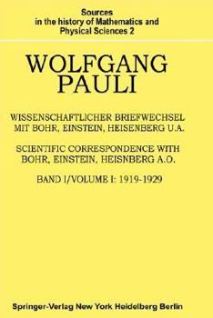 Hardcover Wissenschaftlicher Briefwechsel Mit Bohr, Einstein, Heisenberg U.A.: Band 1: 1919-1929 [German] Book