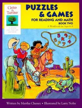 Paperback Gifted and Talented: Puzzles and Games for Reading and Math, Book 2: A Workbook for Ages 6-8 Book
