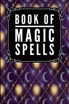 Book Of Magic Spells: Magic Sun Moon Purple -Journal Diary Notebook For Writing Your Our Magic Spells and Potions