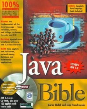 Paperback Java Bible [With Contains Internet Explorer 4, JDK 1.1.5, Applets..] Book