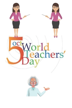 Paperback 5 Oct World Teachers Day: Teacher I Prefer Educational Rockstar Journal Notebook: 100 Pages 6 x 9 Lined Writing Paper School Appreciation Day Pl Book