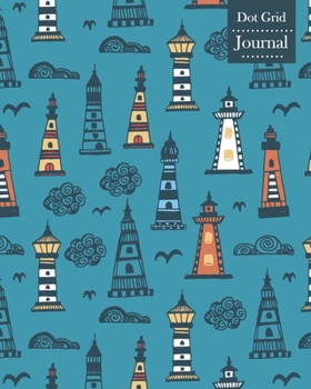 Paperback Dot Grid Journal: Notebook Planner with Lighthouse Themed Cover Design Book