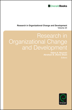 Hardcover Research in Organizational Change and Development Book