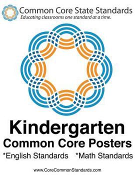 Paperback Kindergarten Common Core Posters Book