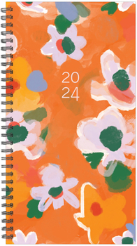 Spiral-bound Poppies 3.5 X 6.5 Softcover Weekly Spiral Book