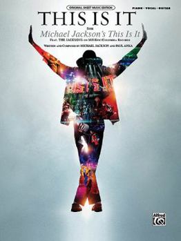 Paperback This Is It: From Michael Jackson's This Is It, Sheet Book