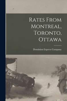 Paperback Rates From Montreal, Toronto, Ottawa Book