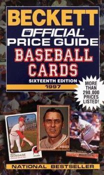 Paperback Official Beckett Price Guide to Baseball Cards, 1997, 16th Edition Book