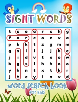 Sight Words Word Search Book for Kids: Happy Birds Sight Words Learning Materials Brain Quest Curriculum Activities Workbook Worksheet Book Word Searc