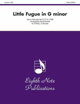 Paperback Little Fugue in G Minor: Score & Parts Book