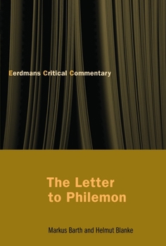 Paperback The Letter to Philemon Book