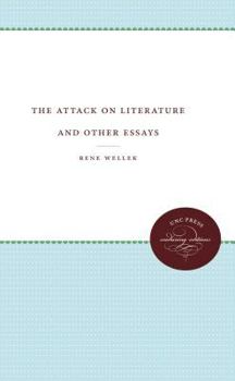 Hardcover The attack on literature and other essays Book