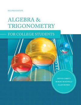 Paperback Algebra and Trigonometry for College Students Book