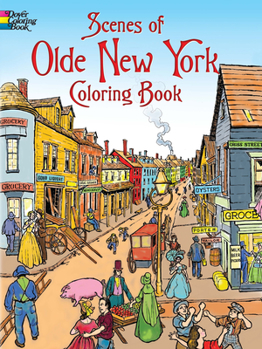 Paperback Scenes of Olde New York Coloring Book