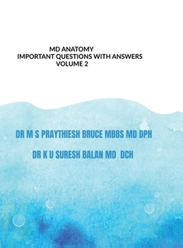 Hardcover MD Anatomy Important Questions with Answers Volume 2 Book