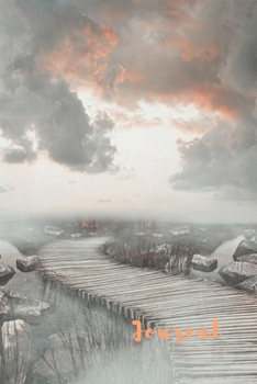 JOURNAL: DOT GRID JOURNAL- 6 X 9 - 120 Pages - Bullet Style Journal - Beautiful Design Features Shades of Gray On  A Matte Finished Soft Cover