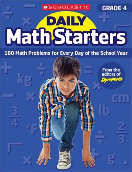 Paperback Daily Math Starters: Grade 4: 180 Math Problems for Every Day of the School Year Book