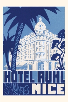 Paperback Vintage Journal Hotel Ruhl, Nice, France Book