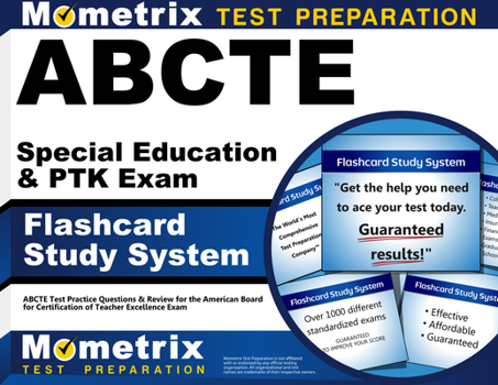 Cards Abcte Special Education & Ptk Exam Flashcard Study System: Abcte Test Practice Questions & Review for the American Board for Certification of Teacher Book