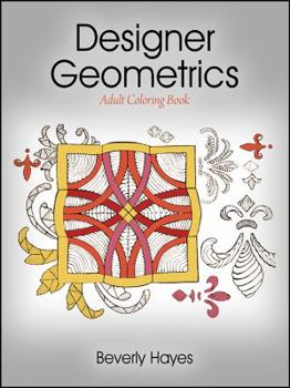 Paperback Designer Geometrics: Adult Coloring Book