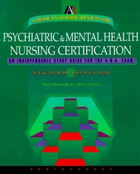 Paperback American Nursing Review for Psychiatric and Mental Health Nursing Certification Book