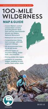 Map 100-Mile Wilderness Map & Guide Book