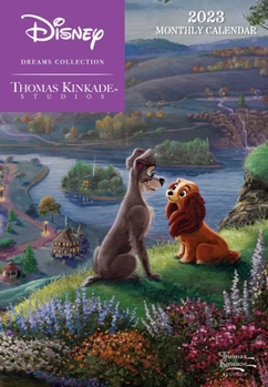 Calendar Disney Dreams Collection by Thomas Kinkade Studios: 12-Month 2023 Monthly Pocket Book