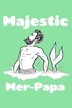 Paperback Majestic Mer Papa: Comic Book Notebook Paper Book