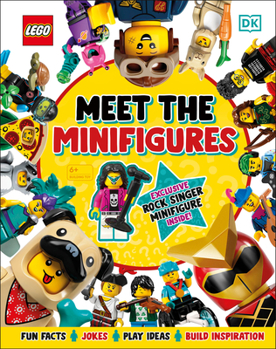 Paperback Lego Meet the Minifigures: With Exclusive Lego Rockstar Minifigure Book