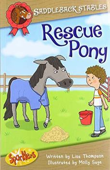 Paperback Rescue Pony (Saddleback Stables) Book