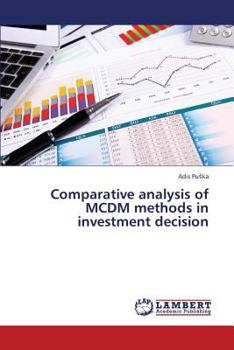Paperback Comparative Analysis of MCDM Methods in Investment Decision Book
