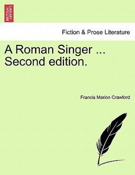 Paperback A Roman Singer ... Second Edition. Book