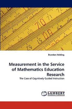Paperback Measurement in the Service of Mathematics Education Research Book