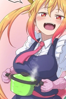 Journal: Dragon Maid Soft Glossy Cover Journal Lined Pages Book 6 x 9 Inches 110 Pages