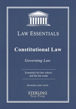 Paperback Constitutional Law, Law Essentials: Governing Law for Law School and Bar Exam Prep Book