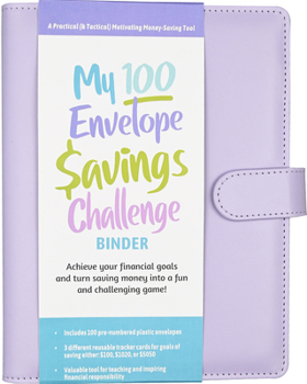 Loose Leaf My 100 Envelope Savings Challenge Binder (Removable Cover Band for Security) Book