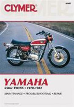 Paperback Clymer Yamaha 650cc Twins 1970-1982: Maintenance, Troubleshooting, Repair Book