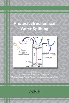 Paperback Photoelectrochemical Water Splitting: Materials and Applications Book