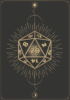 Paperback RPG Journal: College Ruled Role Playing Gamer Paper: 20 Sided Dice Black Book