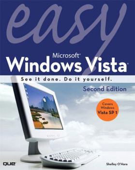 Paperback Easy Microsoft Windows Vista Book